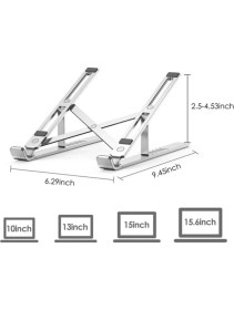 Resim CepCase Göksu Grup Alüminyum Manyetik Katlanabilir Ayarlı Dizüstü Laptop Standı 