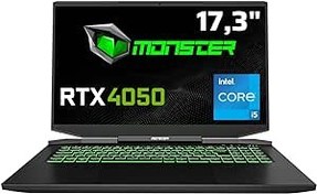 Resim Monster Abra A7 V14.5.3 Intel Core i5 13500H 16 GB RAM 500 GB SSD 6 GB RTX 4050 Windows 11 17,3" FHD 144 Hz Oyun Bilgisayarı 