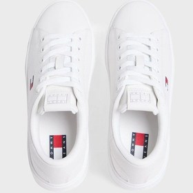 Resim Tommy Jeans Bayan Ayakkabı En0en02960 Ybl Beyaz 