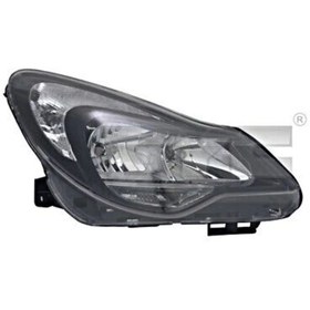 Resim Far Corsa D 2011 Sonrası Siyah Sağ Oem No:1216646 