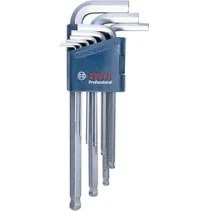 Resim Professional Alyan Anahtar Seti 1600A01TH5, Hex 9 Parça Açılı Anahtar, 1.5-10.0 Mm, Mavi 