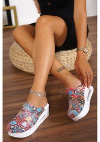 Resim Ebruli Air Max Kadın Ortopedik Sabo Terlik Yavruağzı 