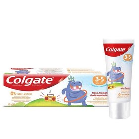 Resim Colgate Portakal Aromalı Florürsüz 3-5 Yaş Çocuk Diş Macunu 60 ml 