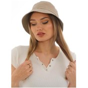 Resim Kadın Balıkçı Vizon Kova Bucket Şapka Vizon 