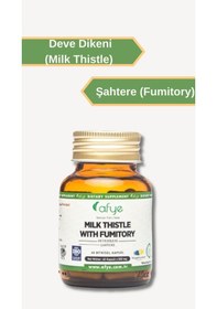 Resim Afye Milk Thistle With Fumitory 60 Kapsül Şahtere-Milkthistle Özü 