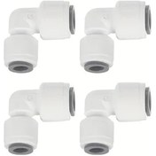 Resim Fochsia 4 Adet Hızlı Bağlantı Dirseği 2 Forumt Diş Ro Dı Sistemi Su Arıtma Musluk Filtre Boru Bağlantısı 