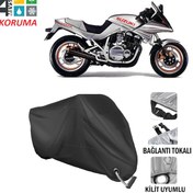 Resim Suzuki Gsx 750 Katana Motosiklet Brandası ( Kilit Uyumlu - Siyah 