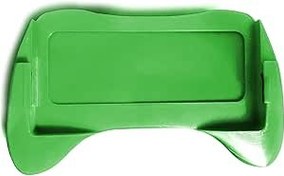 Resim Valley Of The Sun 3DS için özel kaymaz oyun kolu el kavrama yeşil, Nintendo 3DS eski küçük el konsolu ile uyumlu, yeni ter geçirmez protez tutucu standı desteği % 100 uygun aksesuarlar 