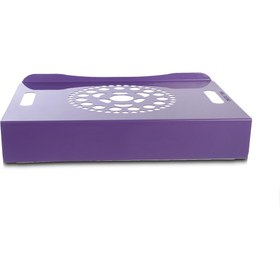 Resim VOLL Lila Laptop Standı Altlığı Notebook Standı Sehpası Blume 