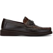 Resim Tamer Tanca Erkek Hakiki Deri Kahverengi Loafer Ayakkabı 863 R02 Erk Ayk Sk24-25 Kahve Kahverengi 