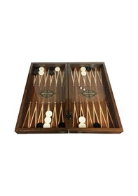 Resim Star Antik Ceviz Tavla Takımı 