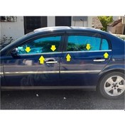 Resim Woc Chrome Opel Vectra C Krom Cam Çıtası 2002-2009 4 Parça Paslan 