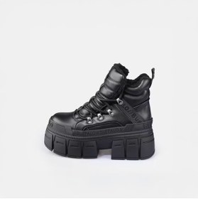 Resim Buffalo Kadın / Kız Oxford ( Klasik) 1622608 GOSPHER HIKE MID PAD - VEGAN Nappa- Black 