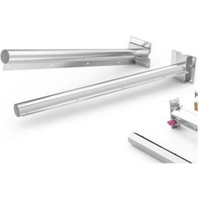 Resim Koral Duvara Montaj Çamaşır Askılığı Gümüş 