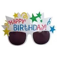 Resim Parti Gözlüğü Happy Birthday 