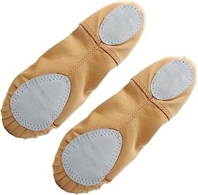 Resim YARNOW 2 Çift yürümeye başlayan bale ayakkabısı terlik erkekler sivri ayakkabı pompalar kadın terlikleri erkekler için terlik dans ayakkabıları cep ayakkabı kız Spor ayakkabıları Bayanlar 