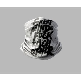 Resim Buffalo Yazı Tasarımlı Motorcu Buff Maske Outdoor Boyunluk Unisex Bandana 