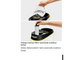 Resim Kärcher Sc 3 Deluxe Buhar Temizleyici - Sert Zemin, Halı, Fayans ve Camlarda Yüksek Performans + Temizlik Seti + Mini Hav-yün Temizleyici 