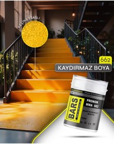 Resim BARS Kaydırmaz Zemin Boyası Pronon 662 | Beton Asfalt Metal Için | Hızlı Kuruyan Boya - Ral: 3016 