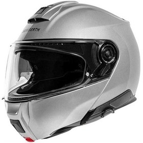 Resim Schuberth C5 Çene Açılır Motosiklet Kaskı Gümüş 
