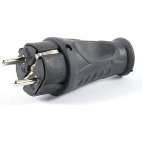 Resim Eraplast 1X16A Topraklı Erkek Fiş (Kauçuk) 