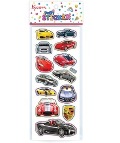 Resim Ticon 3d-29 Araba Şekilli-2 Puffy Sticker 236172 