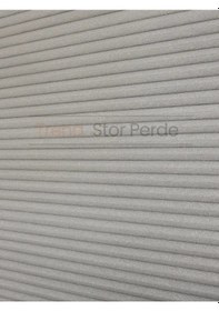 Resim Antrasit Honeycomb Plise %100 Isı Ve Işık Geçirmez Katlanır Cam Balkon Perdesi - Salon Perdesi-005 Antrasit 