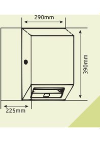 Resim Xinda Czq20K Paslanmaz Çelik Fotoselli Kağıt Havlu Dispenseri 