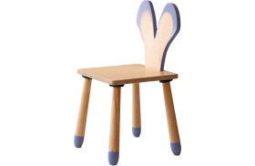 Resim Wood & Joy Doğal Ahşap Renkli Çocuk Sandalye Fare 