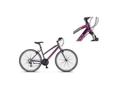 Resim Mosso LEGARDA-2321-LDM-V KADIN ŞEHİR BİSİKLETİ 460H 28 JANT 21 VİTES MÜRDÜM PEMBE 
