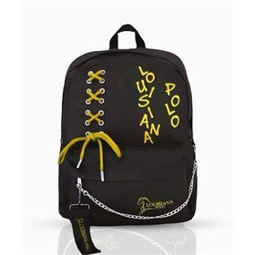 Resim Louisiana polo Laptop Bölmeli Okul Çantası 1141 Sarı 