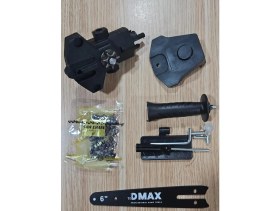 Resim Dmax Matkaba Tak Kullan Zincirli Budama - Dal Kesme Testere Aparatı Tüm Matkaplara Uyumlu DMX-4688 