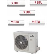 Resim Airfel 5LMX125N (42 BTU) 1 Dış + 5 İç Ünite (9) Inverter Klima 