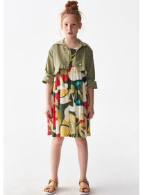 Resim Nk Kids Kız Ceket 24ynk36704 Krem 