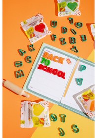 Resim Childgen Alfabe Sahneli Oyun Hamuru Kutusu Renkli 