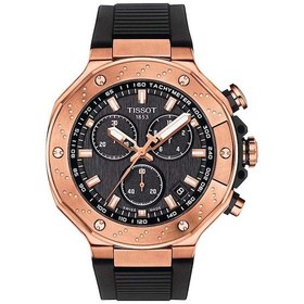 Resim Tissot T-race Chronograph T1414173705100 Gri - Rose Gold 