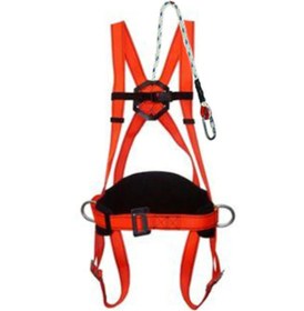 Resim Genel Markalar Bel Destekli Paraşüt Tipi Emniyet Kemeri Uzatma Halatı Ve Karabina Dahil 