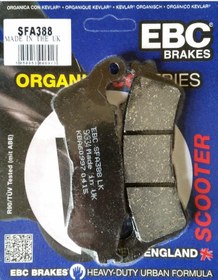 Resim Ebc Sfa388 2007-2013 Suzuki Burgman 200 Uyumlu Ön Fren Balatası Organik Balata 