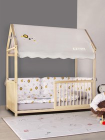 Resim Kukka Doğal Ahşap Montessori Yatak 70x140 cm - Standart / Standart 
