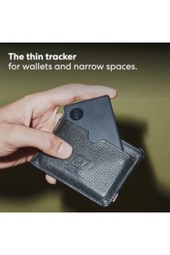 Resim Yıldızan Storesellm Slim Smart Tag, Siyah, Bluetooth Takip Cihazı, Cüzdan, Bagaj Etiketleri için Eşya Bulucu, 