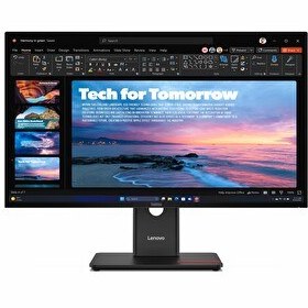 Resim Lenovo ThinkVision T27QD-40 64AAGAT2TK 27" 120Hz 4Ms HDMI+DP+USB-C+RJ45 WQHD IPS Pivot Vesa Monitör 