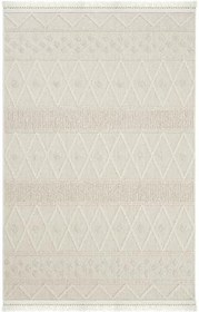 Resim Cool Halı Hasır 620 Krem Bej Halı İnce Mutfak Halısı Yazlık Halı Kilim Kesme Halı Yolluk Antre Koridor Halısı 