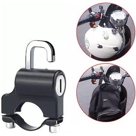 Resim Zibox Sunup Sn-24295 22-26mm Universal Motosiklet Kask Kilidi 