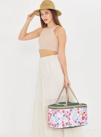 Resim Hype Store Superbag 22 Litre Piknik/kamp Çantası Sepeti. Termal Termos Çanta (SICAK-SOĞUK KORUMA SAĞLAR) Flower 