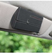 Resim Electric Araba İçin Pratik Güneşlik Kutusu - Dayanıklı Siyah Organizatör 