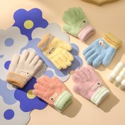 Resim Gençler için Kış Eldivenleri - Yumuşak Pastel Renkler (Nane Yeşili, Pembe, Sarı, Lavanta) - Erkek ve Kız Çocukları için Sıcak Örgü Soğuk Hava Eldivenleri - Günlük Kullanım & Özel Günlerde Dayanıklı - Kolay Elde Yıkama Bakımı - Doğum Günü ve Noel İçin Mükemmel Hediye, Sevimli Hayvan Desenli 