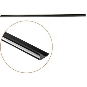 Resim Carpi Bagaj Çıtası Üniversal Siyah-Krom 135 Cm X 4 Cm Br2790105 