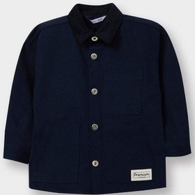 Resim Defacto Erkek Bebek Gabardin Uzun Kollu Gömlek G6427a526spnv31 Lacivert-nv31 