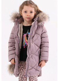 Resim Benitto Kids Kız Çocuk Mont 51278-Lila 