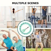 Resim 24 Bölmeli Ayarlanabilir Fitness Antrenörü - Güvenlik Kayışları ve Eğlenceli Tasarım, İç Mekan/Dış Mekan Kullanımı, 5 Renk Seçeneği ile Vücut Gücü ve Bacak Tonlama Egzersizleri için, Oyuncu Görünümü, Güvenli Kayış Özelliği 